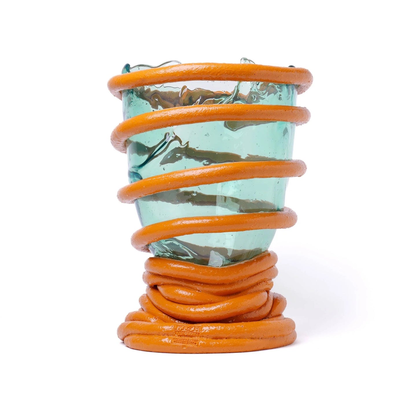 Pumpkin Swirl Soft Resin Vase