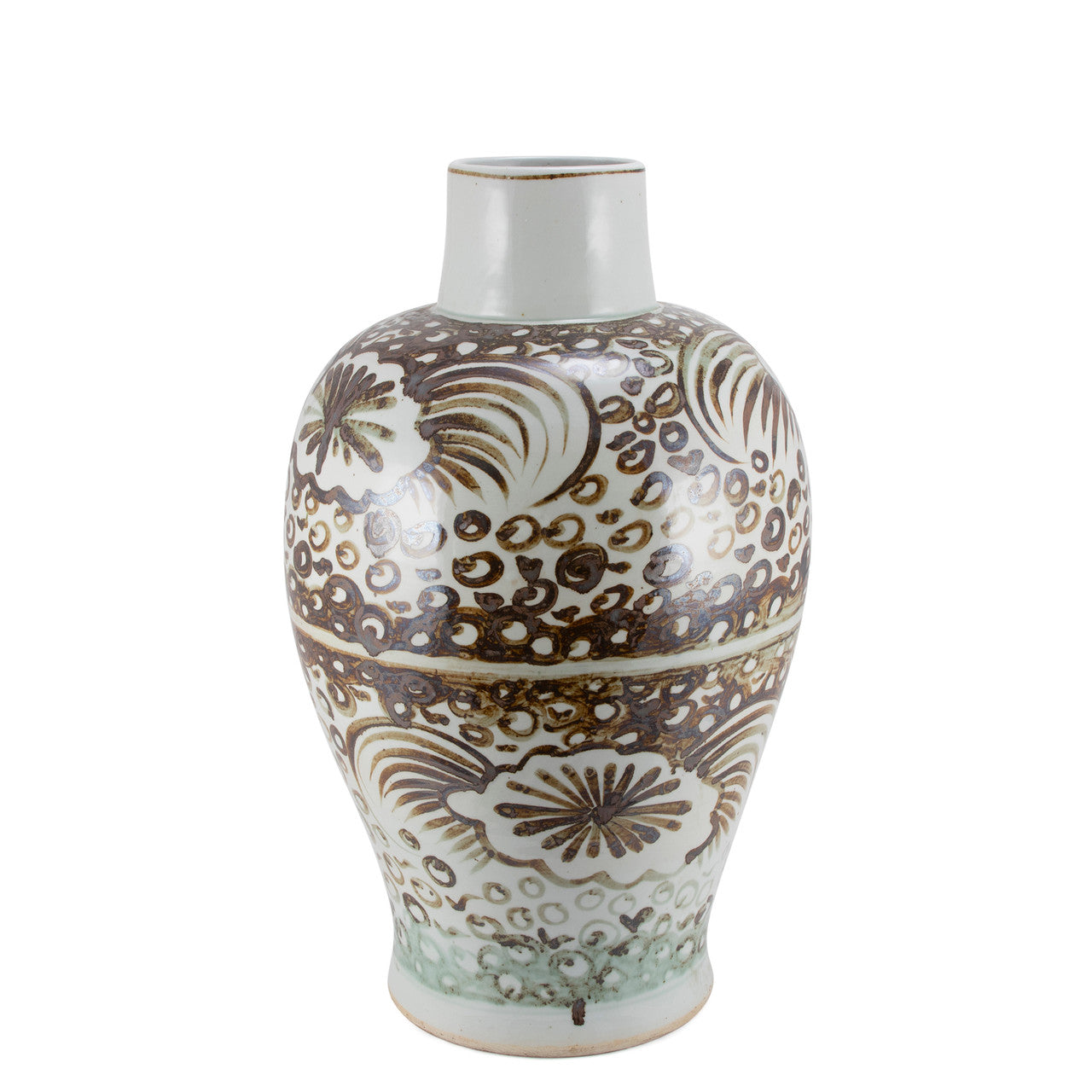 Large Rust Sea Flower Vase