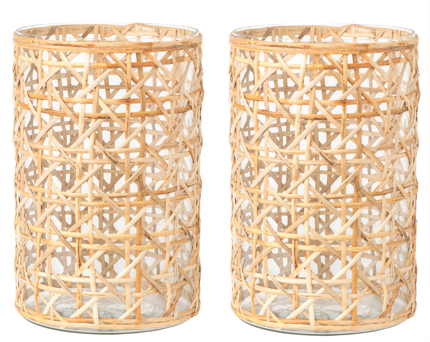 Chunky Cane Wicker Hurricane - Large