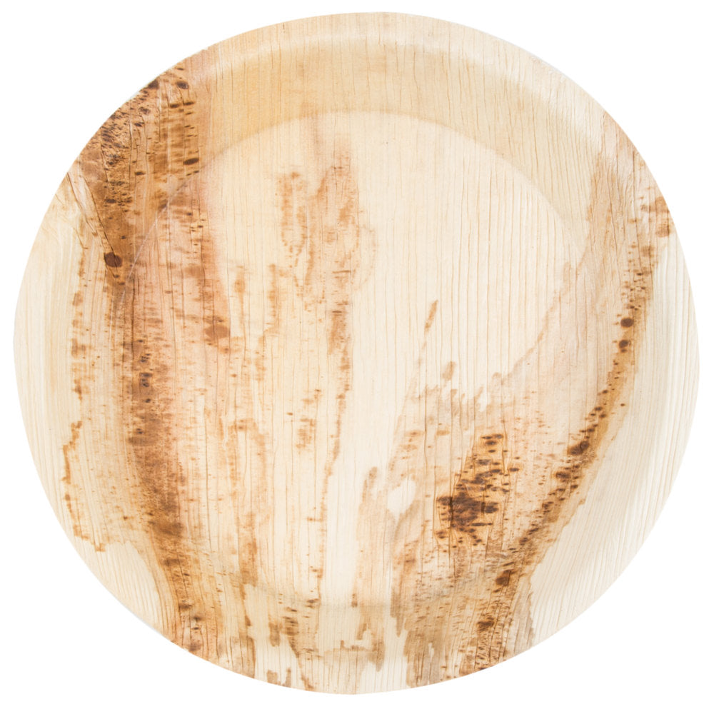 Disposable Palm Leaf Dinner Plates (25 pieces)