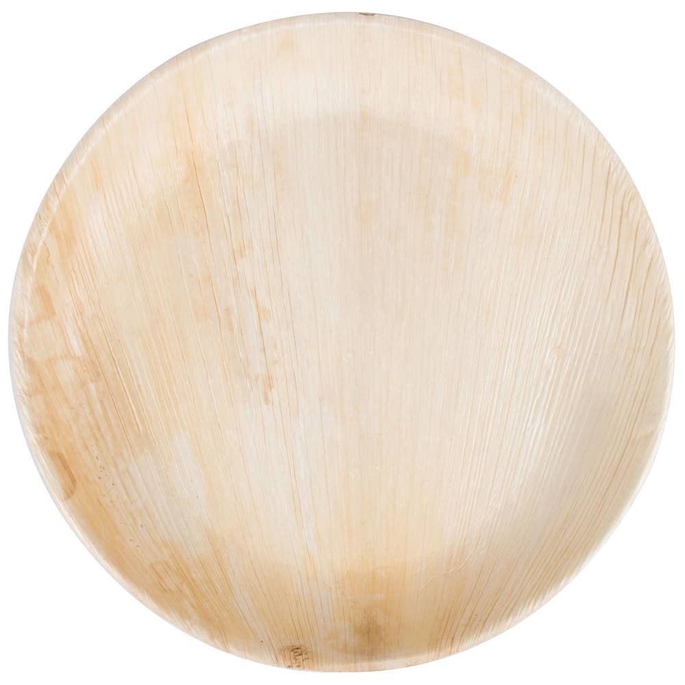 Disposable Palm Leaf Dinner Plates (25 pieces)