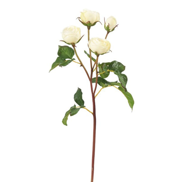 Rose Stem White 23"