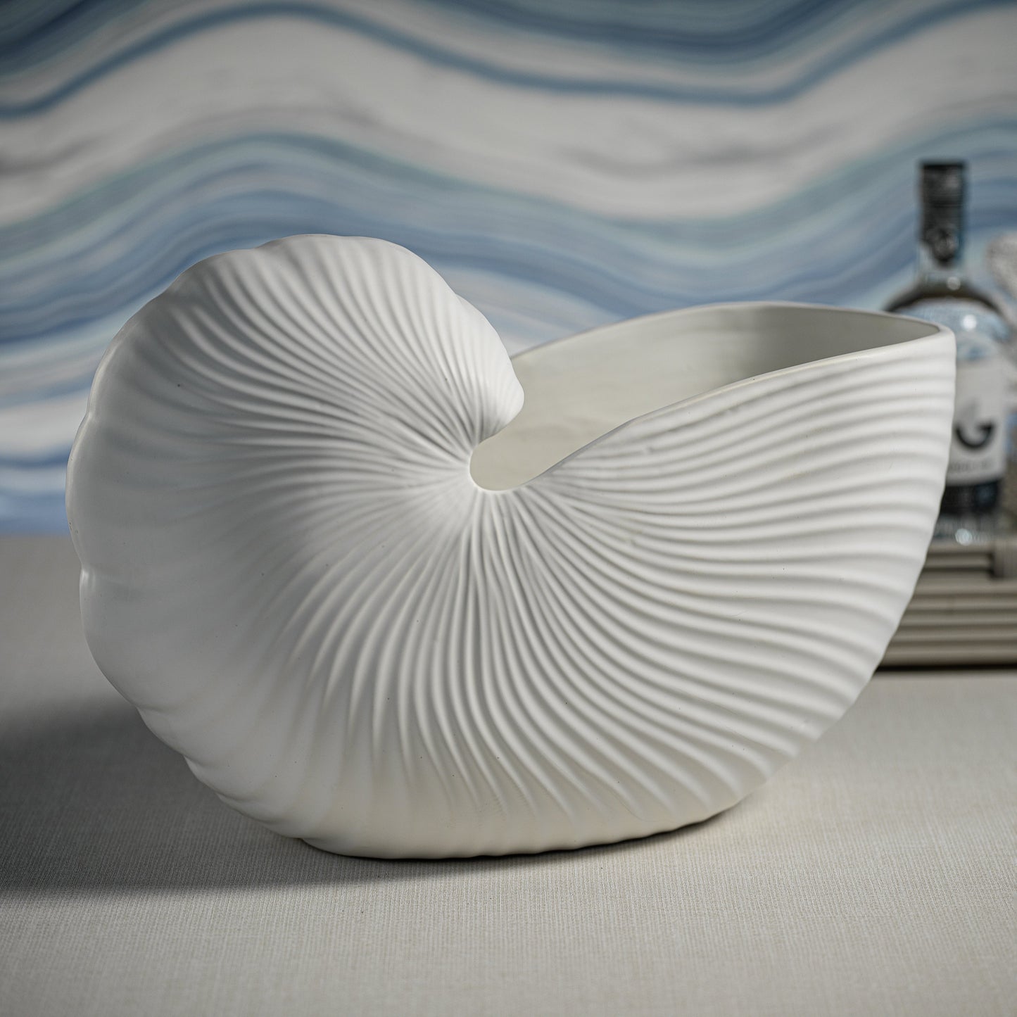 Nautilus Stoneware Vase