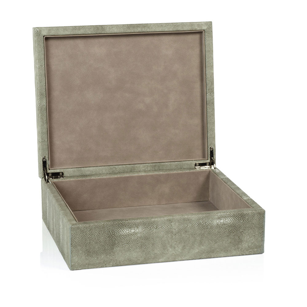 Gray Shagreen Box