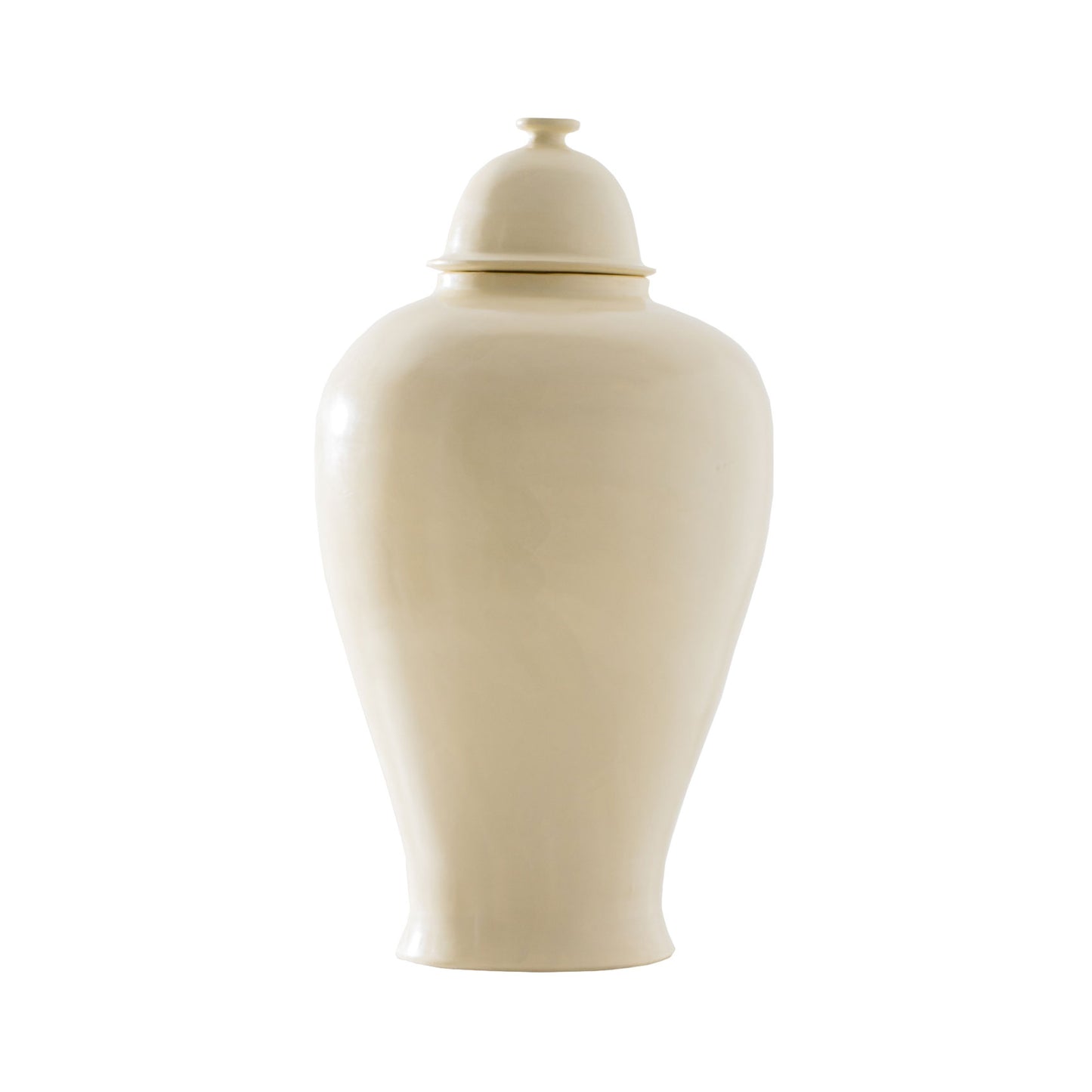 Moroccan Lidded Urn - Ivory