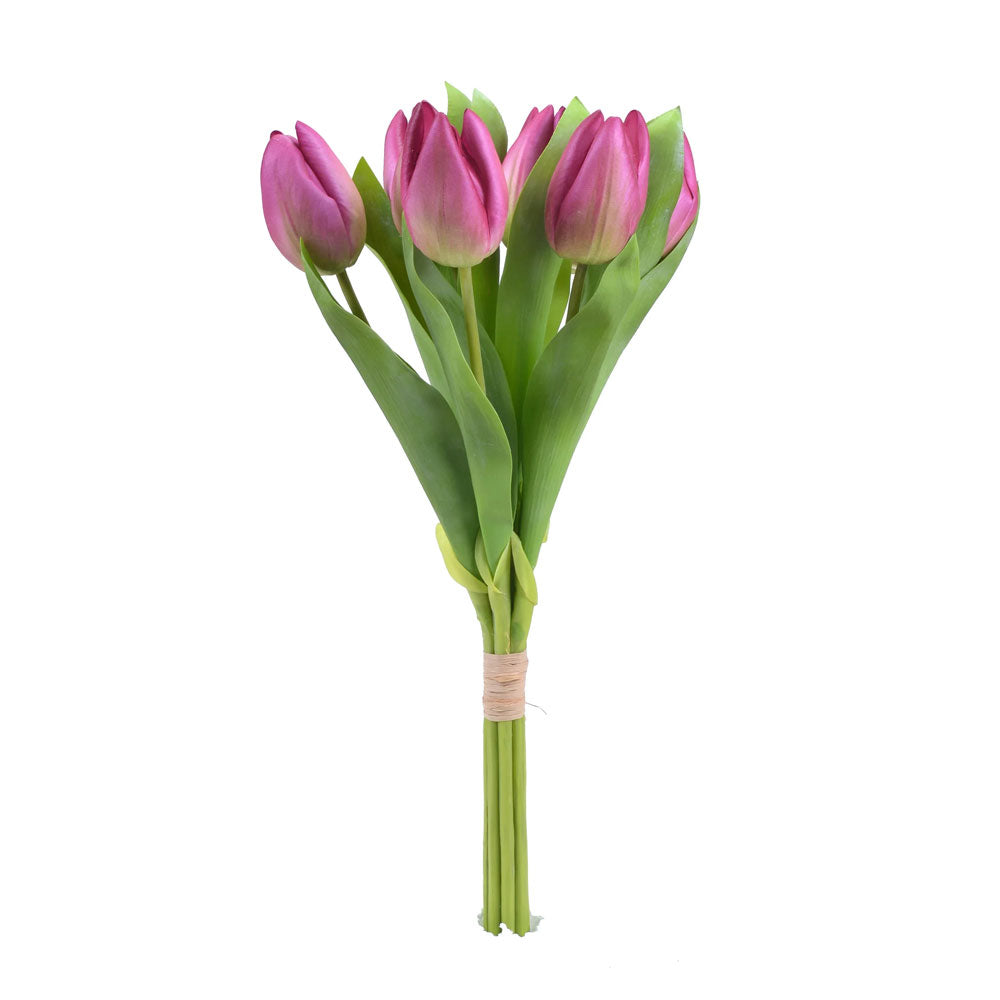 Dutch Tulip Bunch 17" Fuchsia