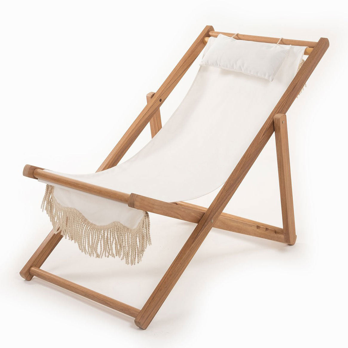 Vintage White Sling Chair