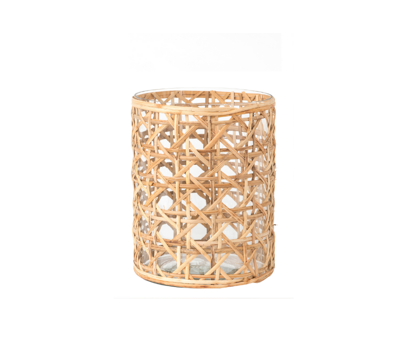Chunky Cane Wicker Hurricane - Small