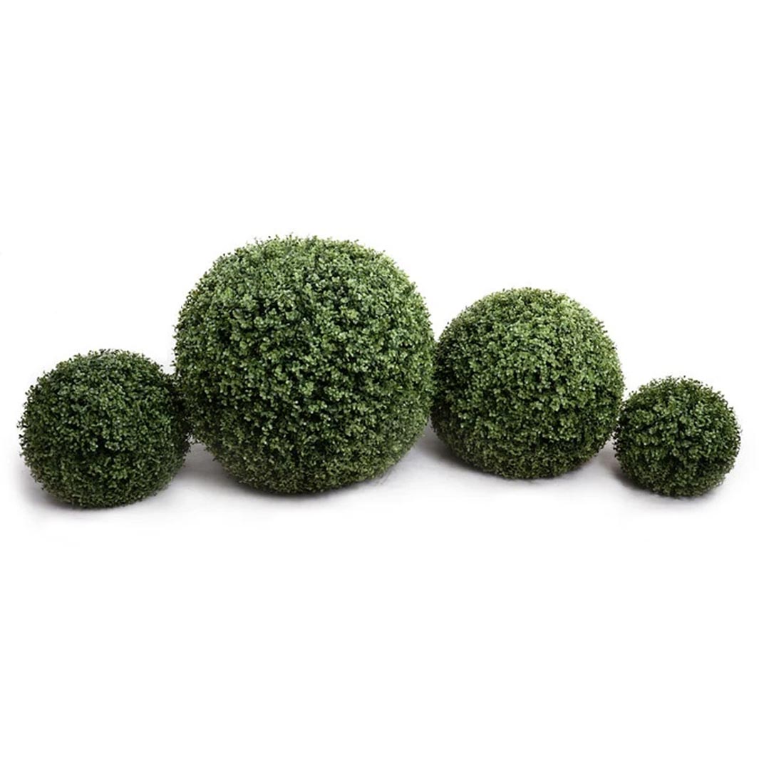 highest quality UV safe faux boxwood ball topiary outdoor safe artificial boxwood best quality