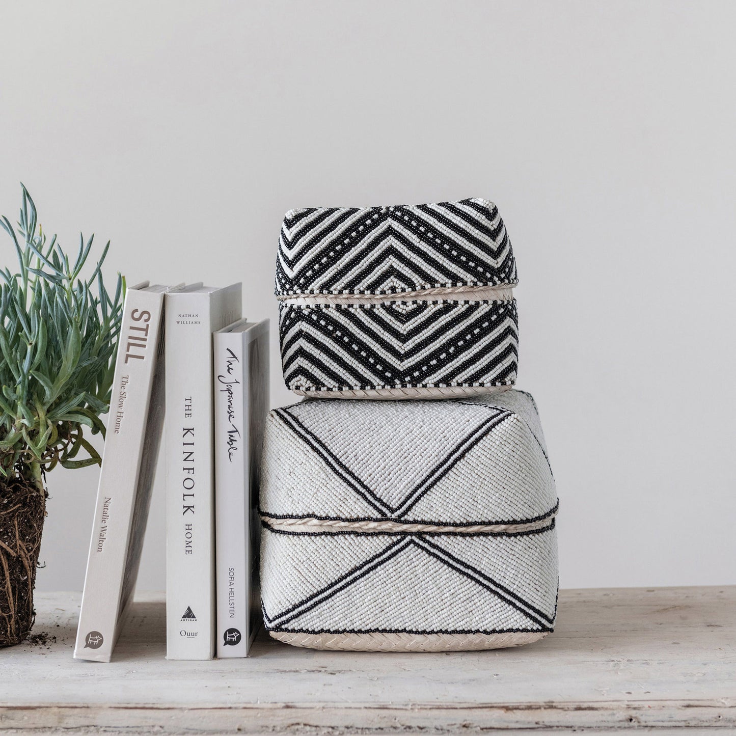 Kano Beaded Lidded Box