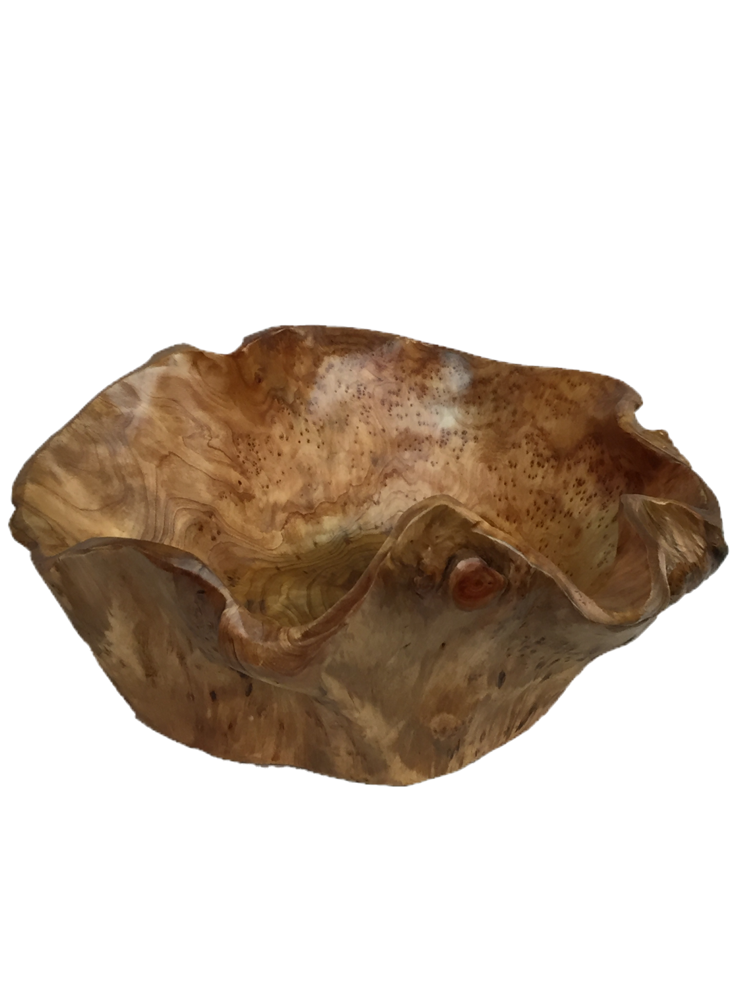 Burl Live Edge Wood Bowl