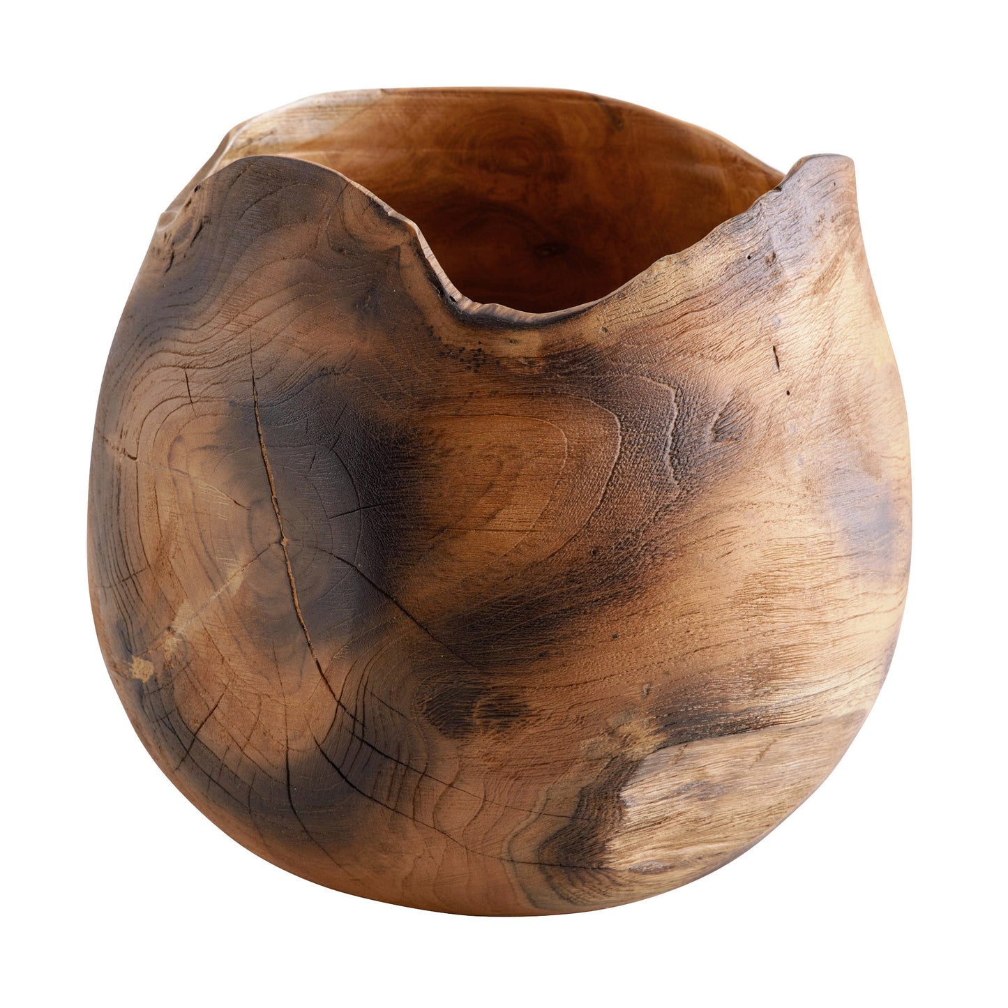 Chipola Teak Vase