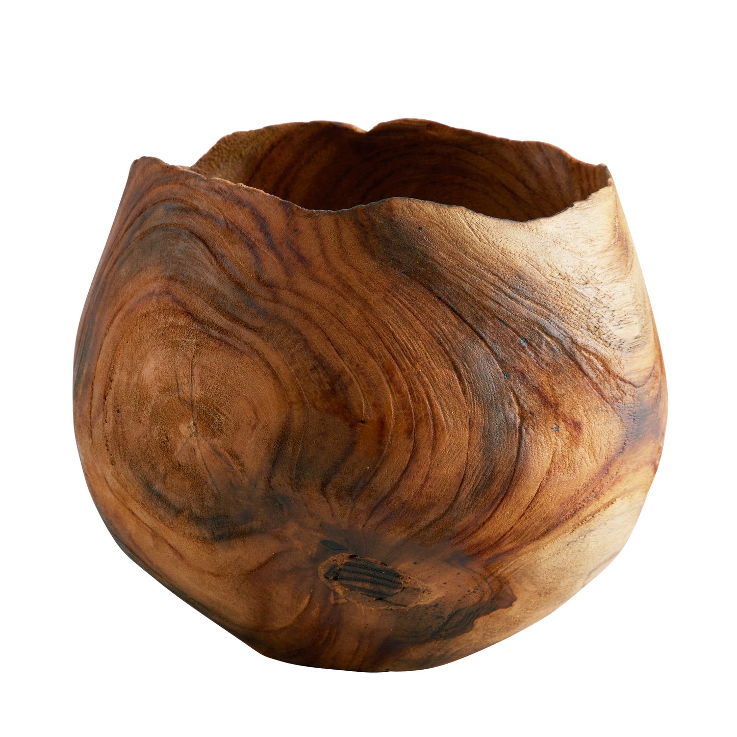 Chipola Teak Vase