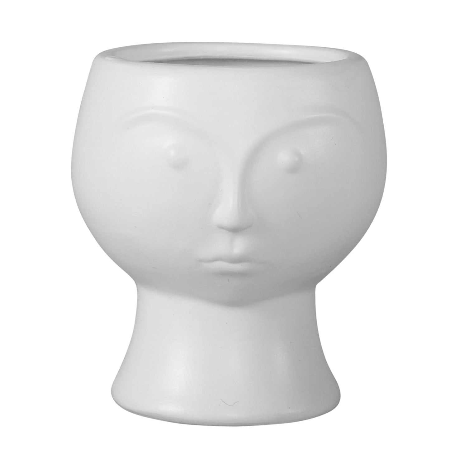 Curly Face Vase