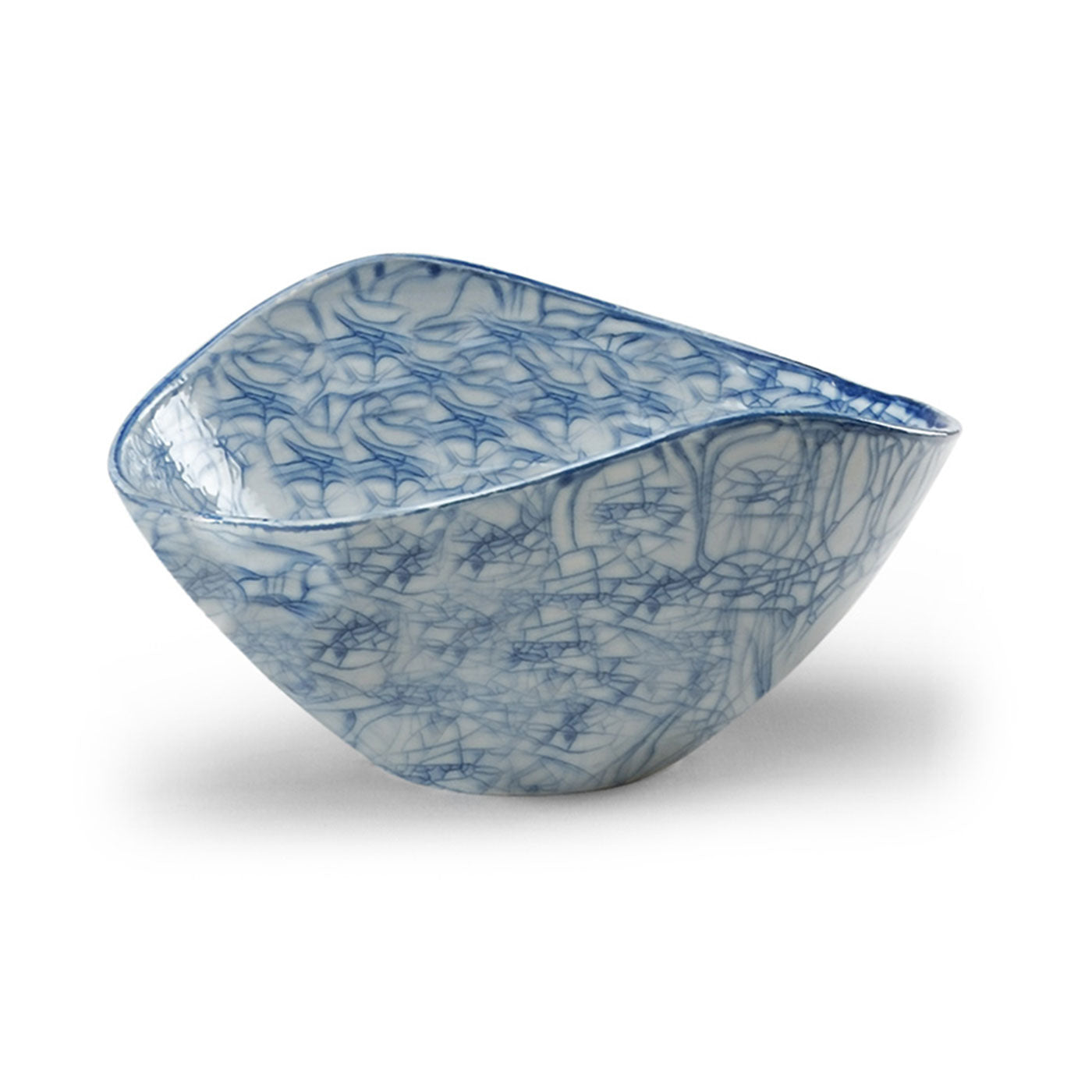 Dedham Bowl White & Blue