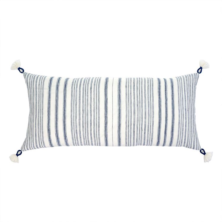 Linen Pillow Gibbs Stripe 34"