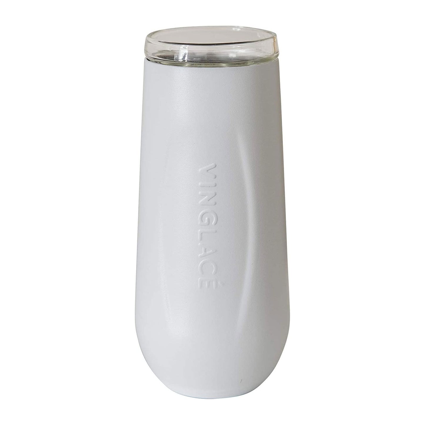 Insulated Champagne Glass White