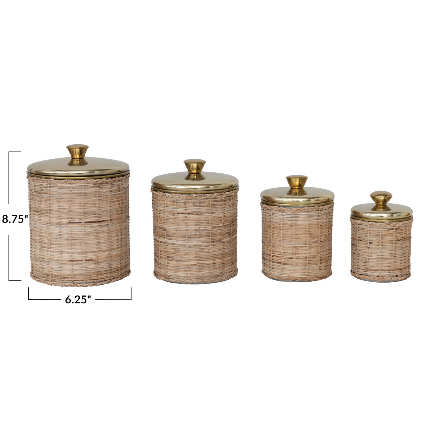 Maarten Lidded Canisters
