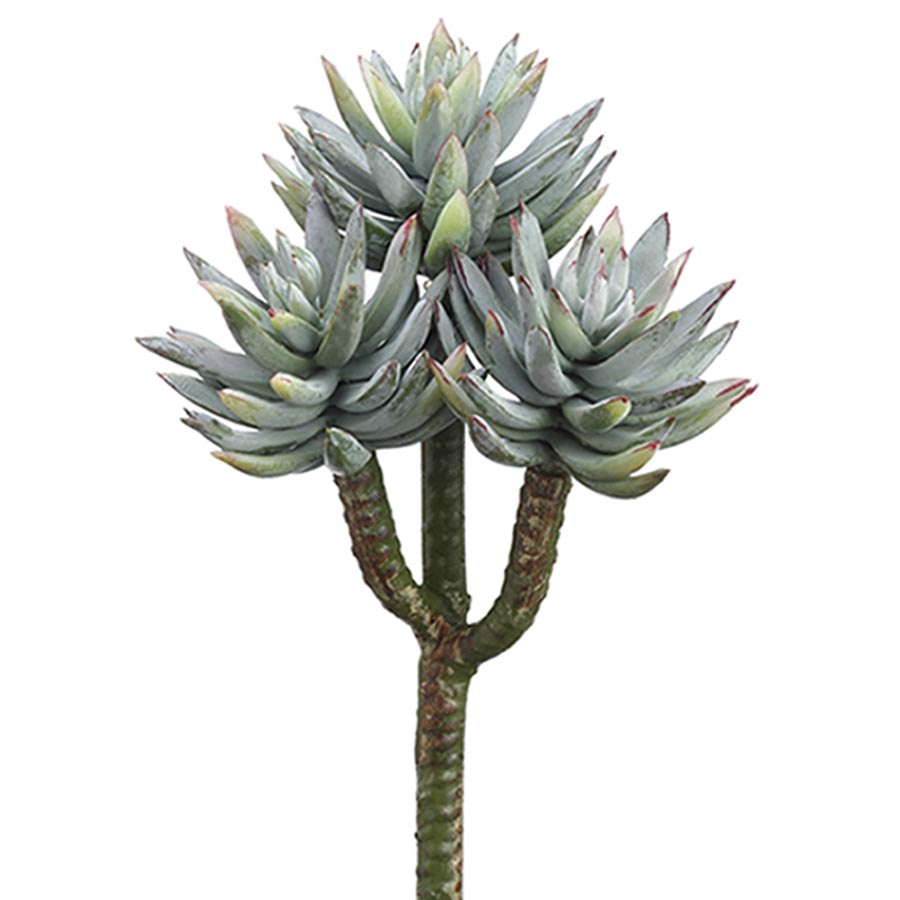 fake succulent stems Green Mini Agave Pick 8"