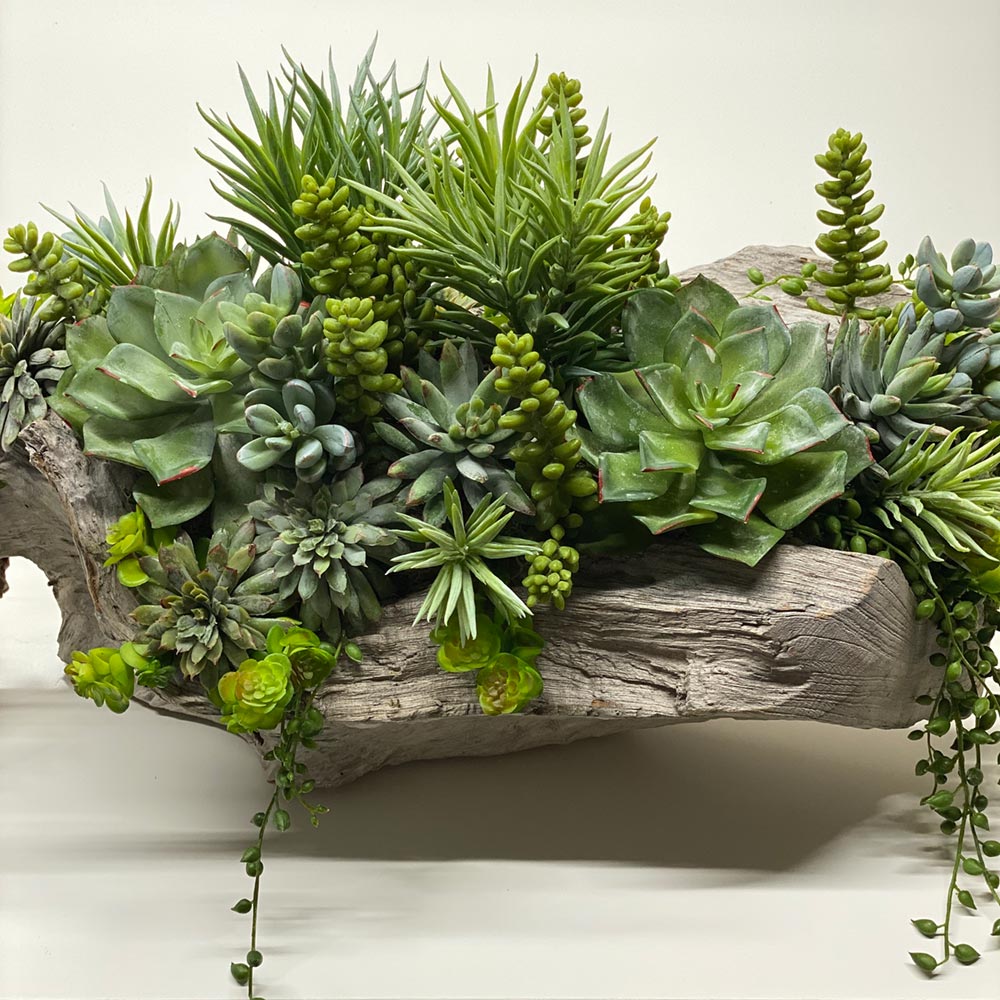 Faux succulent garden artificial succulent arrangement faux mixed succulent