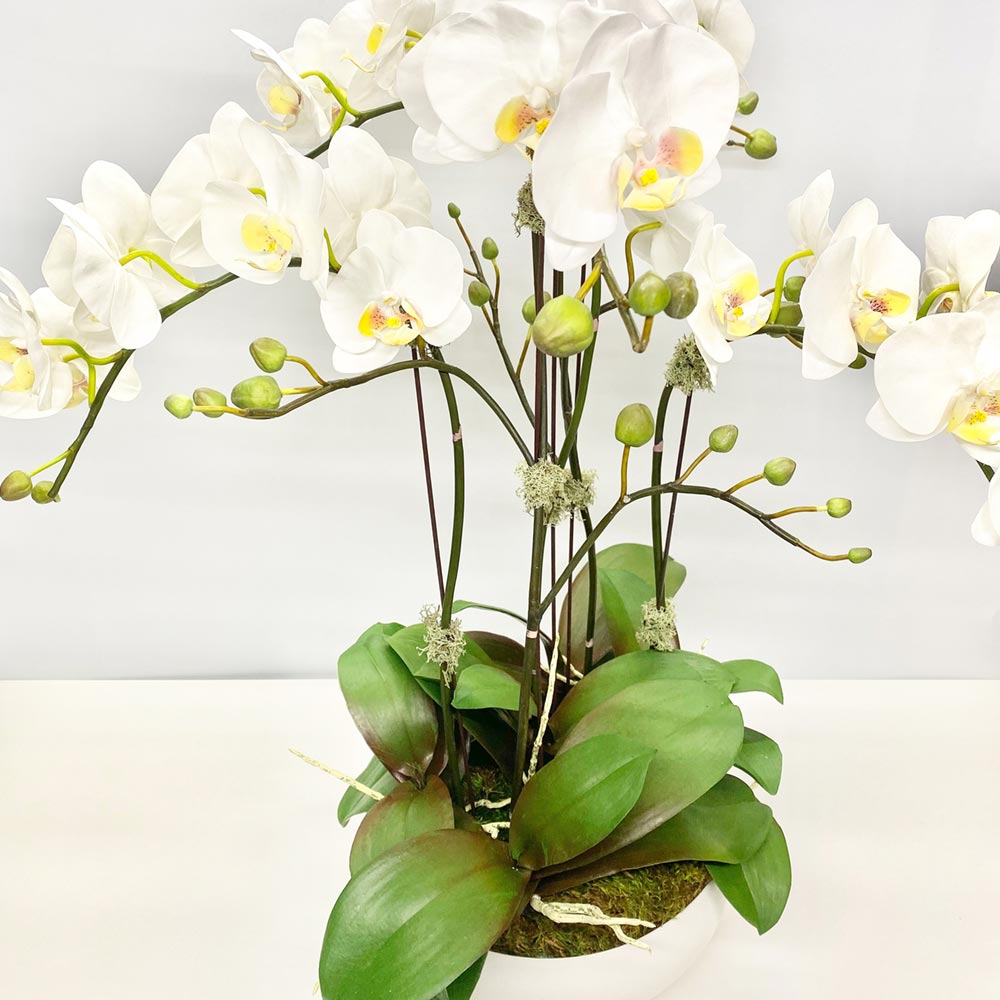 Faux phalaenopsis orchid best artificial orchid arrangement premium quality faux orchid