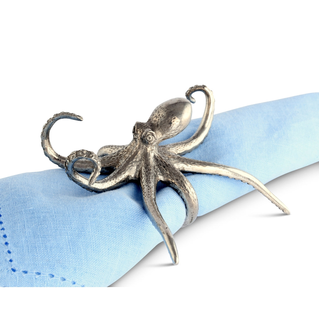 Pewter Octopus Napkin Ring