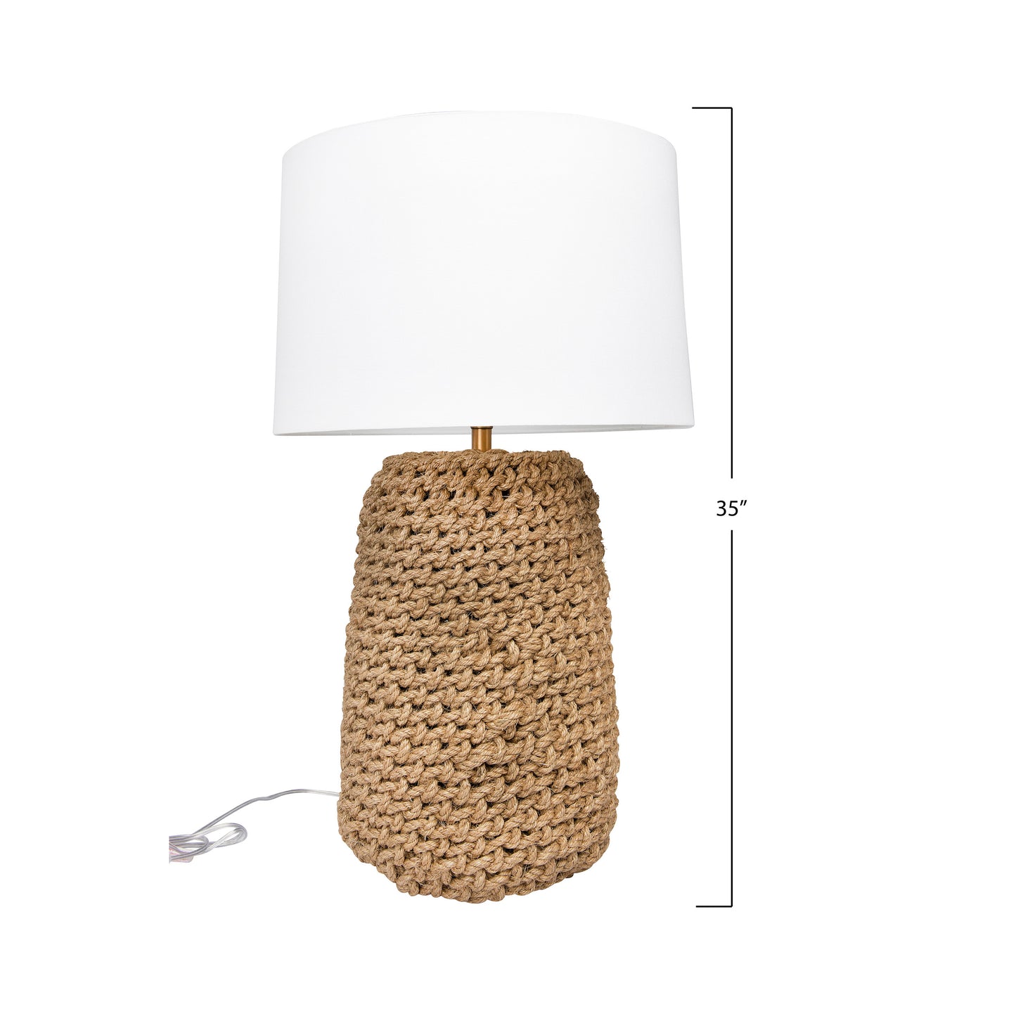 Overhand Knot Rope Lamp