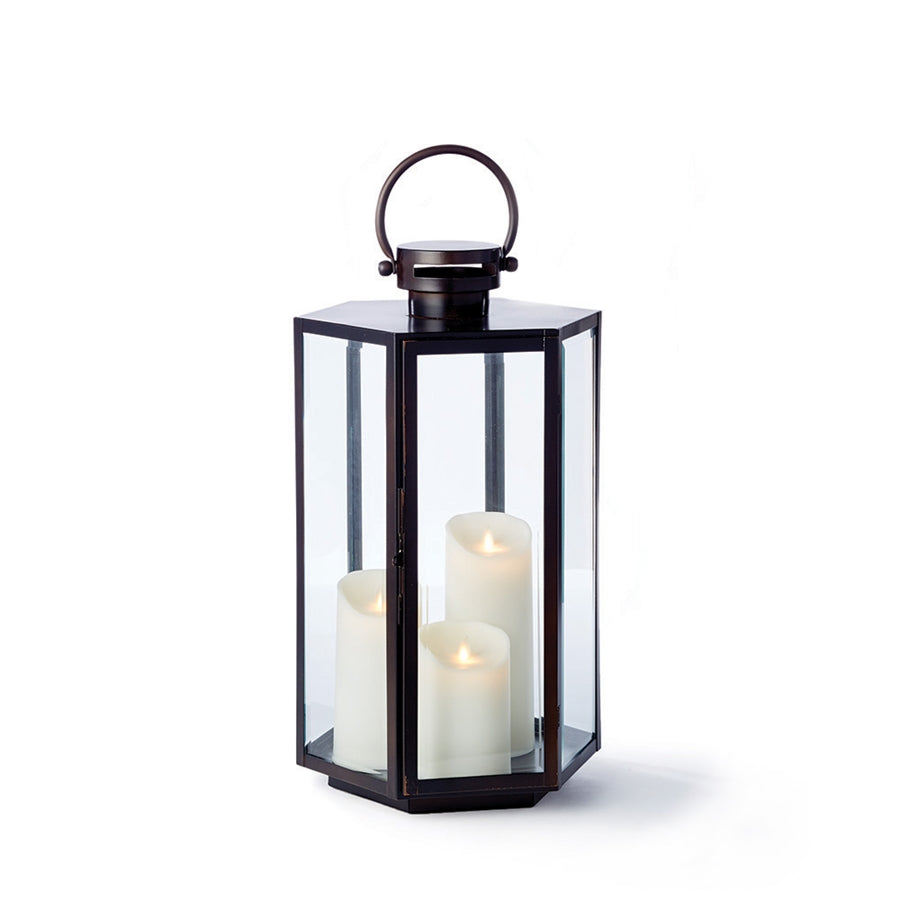 Metal Lantern metal candleholder metal hurricane metal luminary glass lantern