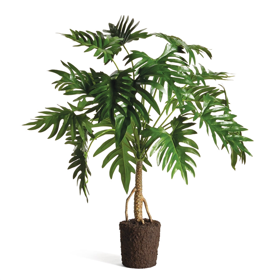 philodendron faux Split Leaf Selloum Drop-In 38.5"