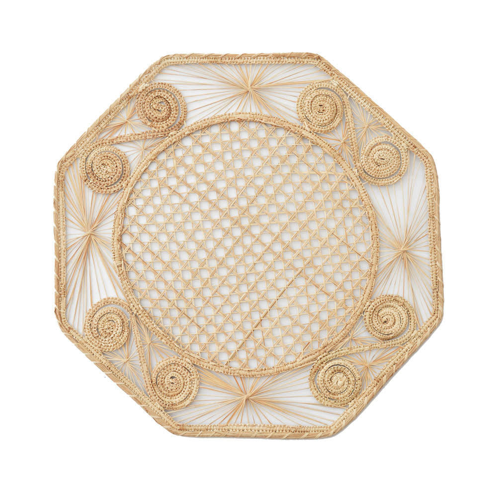 Serranilla Octagon Iraca Placemat