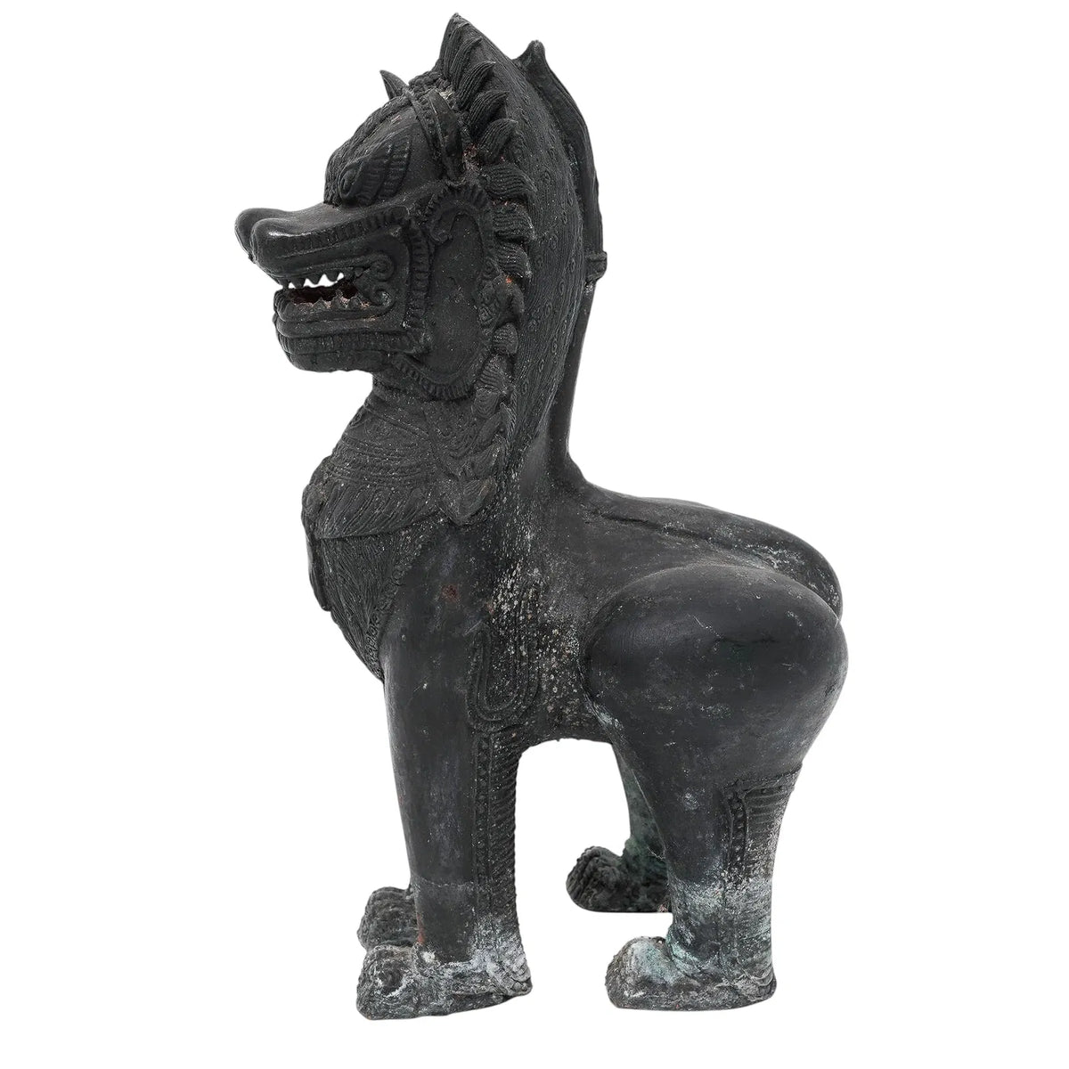 Bronze Thai "Singha" Guardian Lion