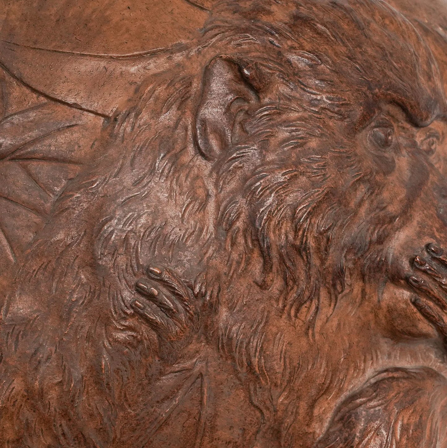 Japanese Monkey Relief Jardiniere