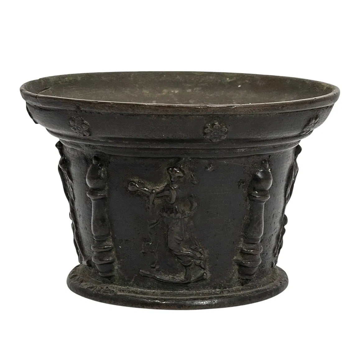 17th Century French Bronze Mortar