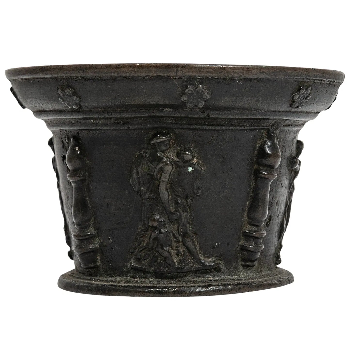 17th Century French Bronze Mortar