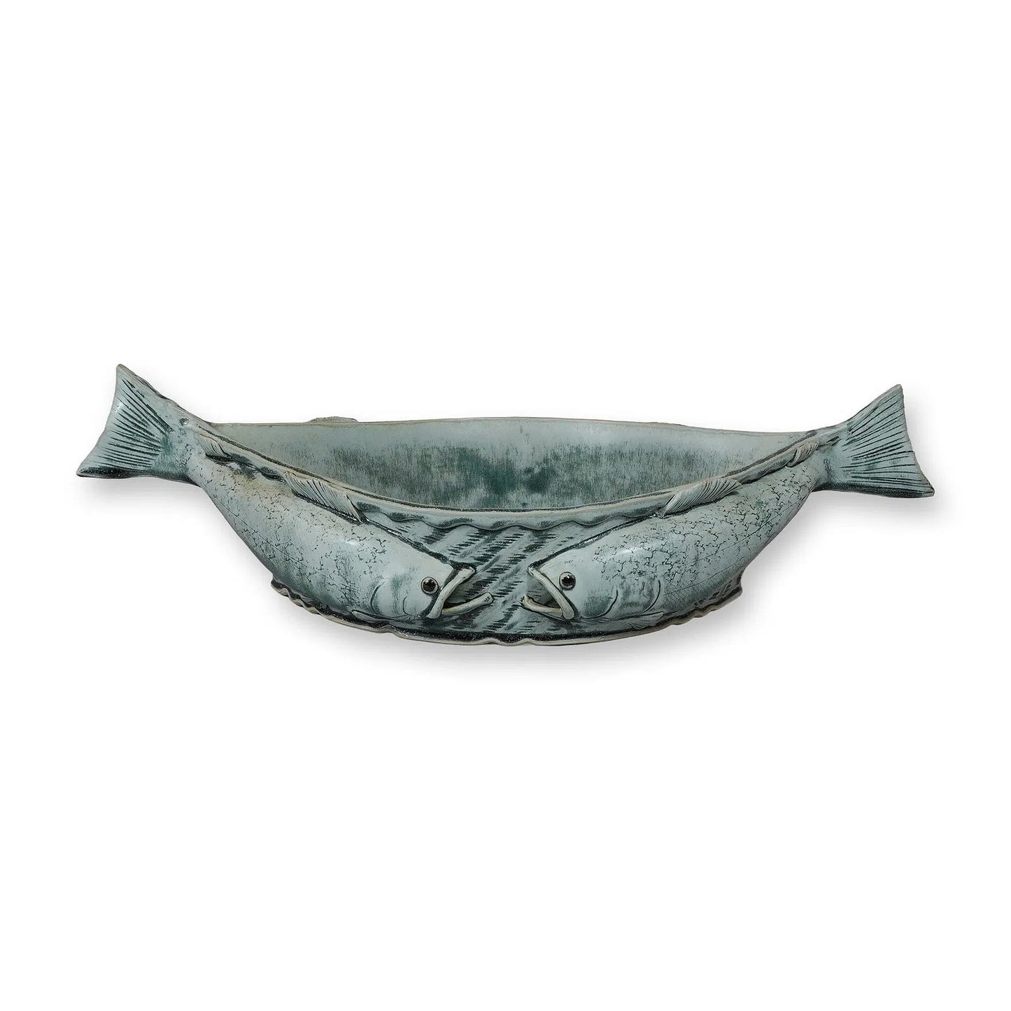 Stoneware Fish Motif Bowl