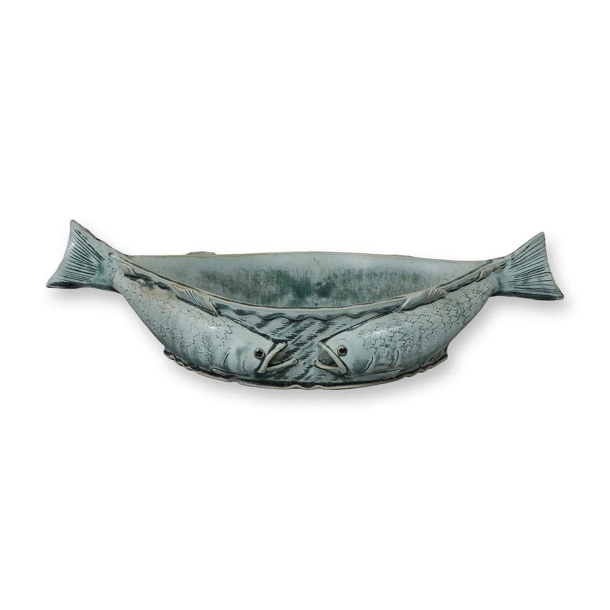 Stoneware Fish Motif Bowl
