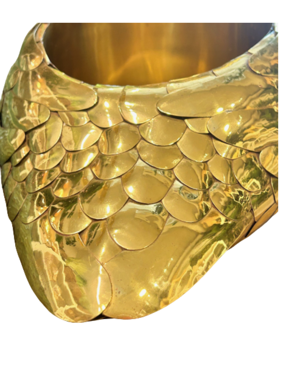 Sergio Bustamante Brass Duck Planter