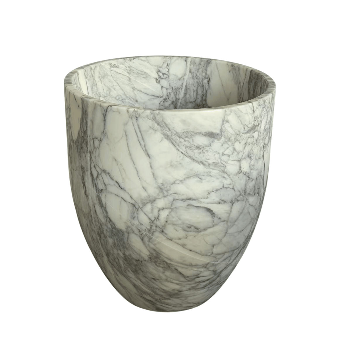 Arabescato Marble Planter