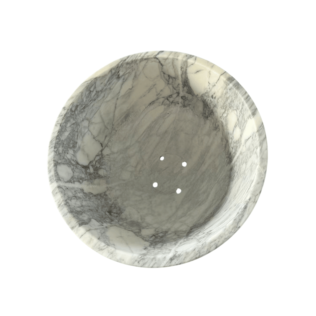 Arabescato Marble Planter