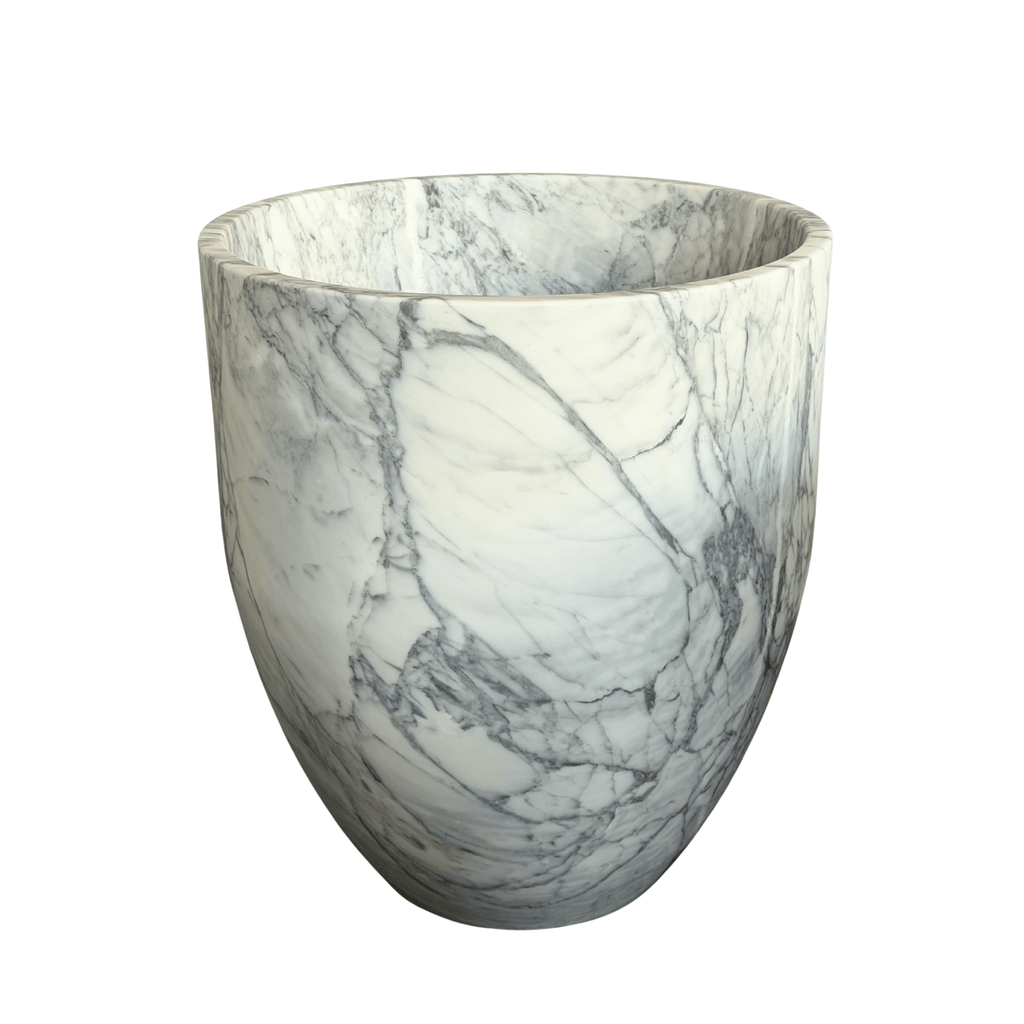 Arabescato Marble Planter