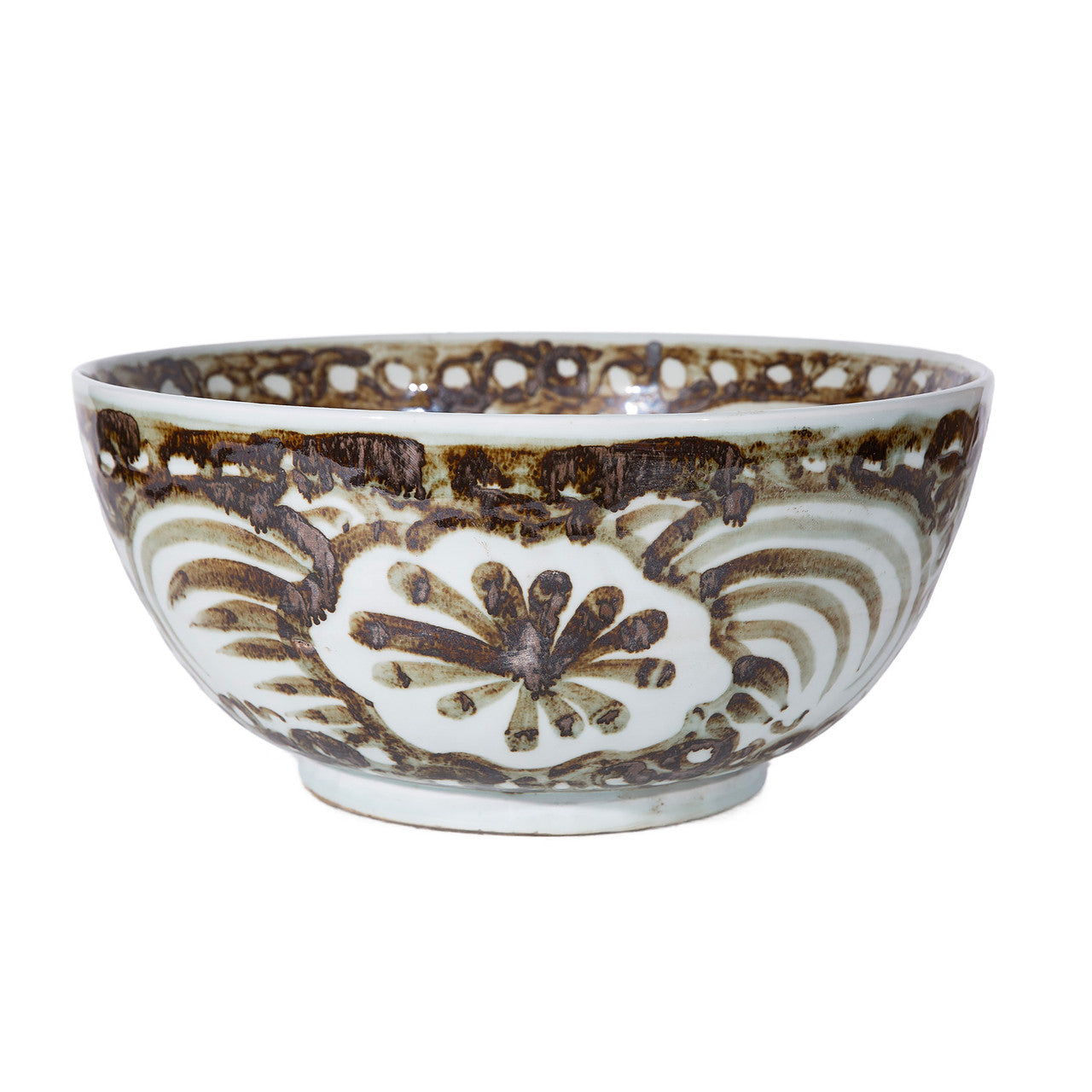 Rust Sea Flower Bowl