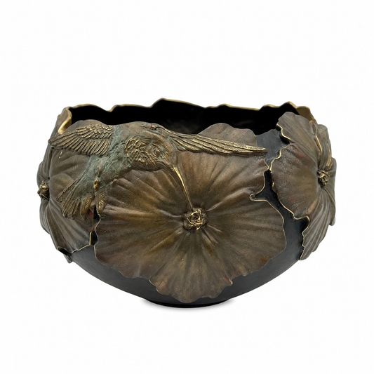 Heavy Bronze Centerpiece Bowl