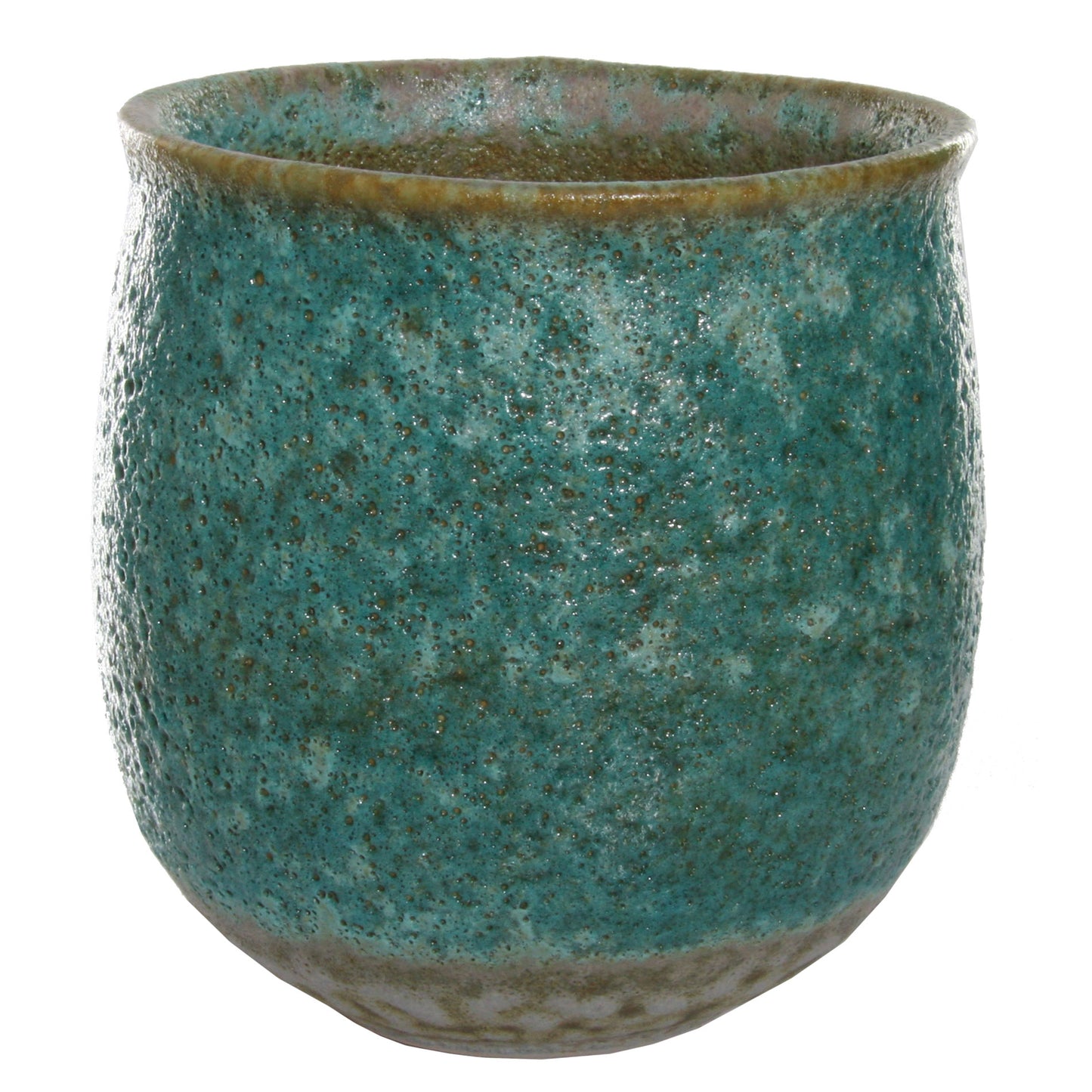 Blocky Pot Turquoise