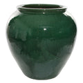 Beryl Emerald Green Glazed Pot