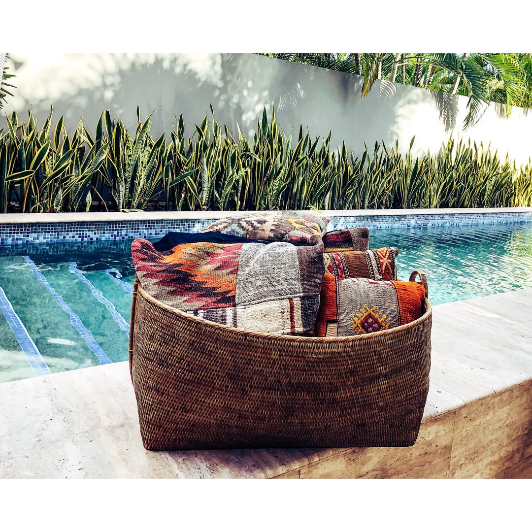 Mandalay Towel Basket