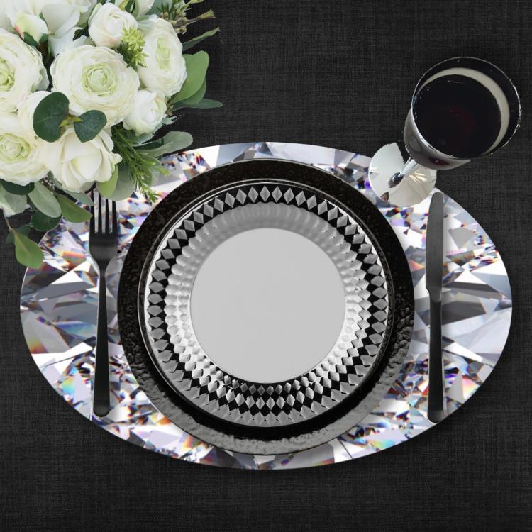 Oval Diamond Placemat (20pk)