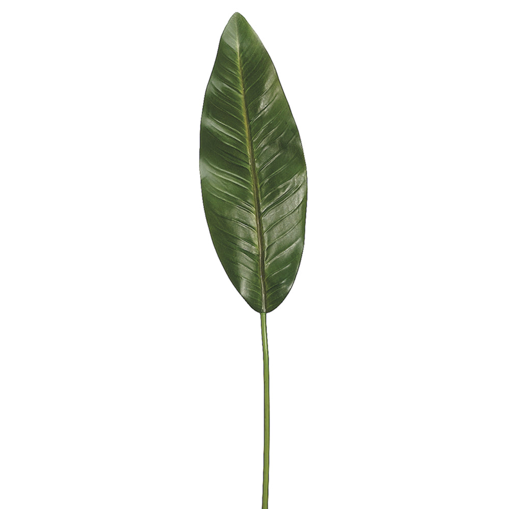 Faux Bird of Paradise Leaf 37"
