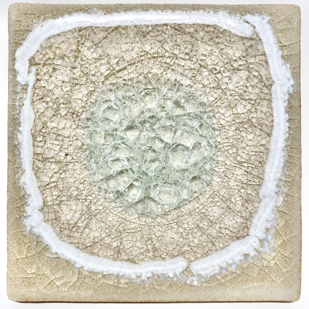 Ceramic Glazed Coaster 4" (More colors)