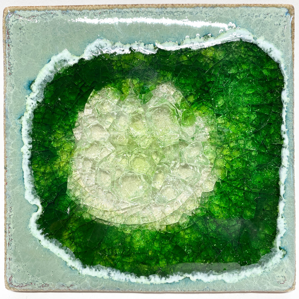 Ceramic Glazed Coaster 4" (More colors)