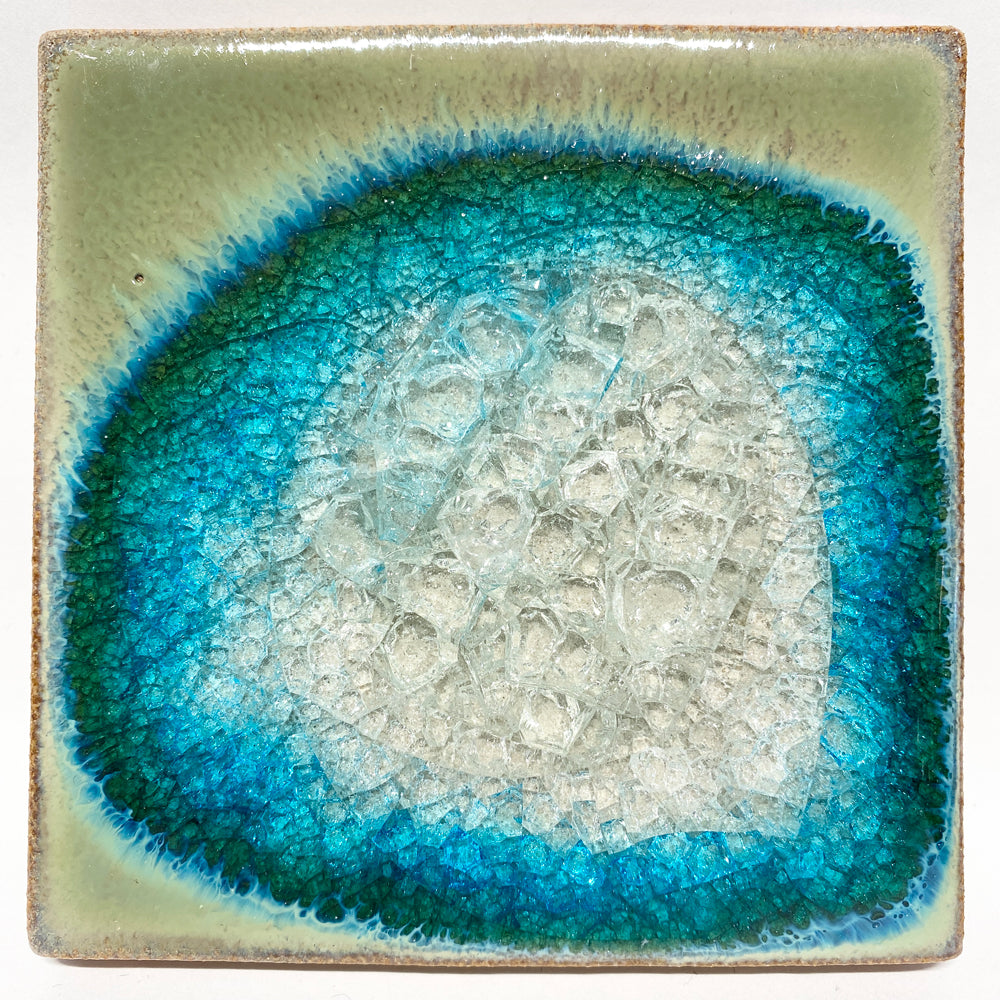 Ceramic Glazed Coaster 4" (More colors)